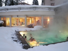 Bad im Winter