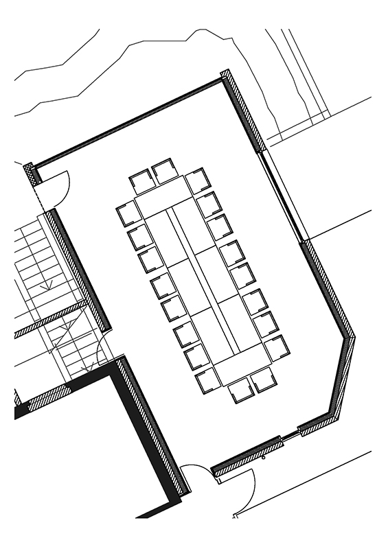 Bestuhlungsvorschlag Seminarraum Hotel Cresta Flims