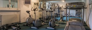 Fitnessraum im Hotel Cresta in der Weissen Arena