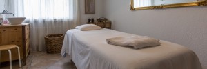 Massageraum in unseren Wellnesshotel in den Flimser Bergen