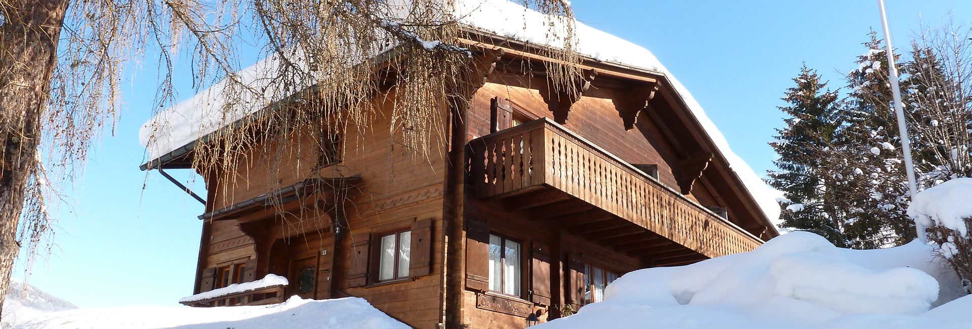 Chalet Rosina Nebengebäude des Hotel Cresta in Flims